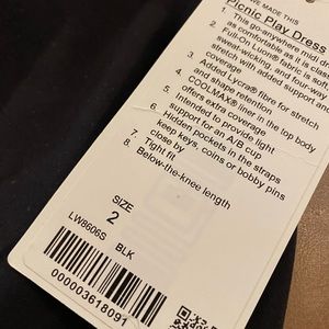 lululemon athletica Dresses - Lululemon Picnic Play Dress size 2 lululemon athletica Dresses - Lululemon Picnic Play Dress size 2